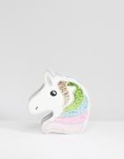 Yoki Unicorn Cross Body Purse - White