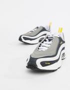 Reebok Black And Yellow Daytona Dmx Sneakers-gray