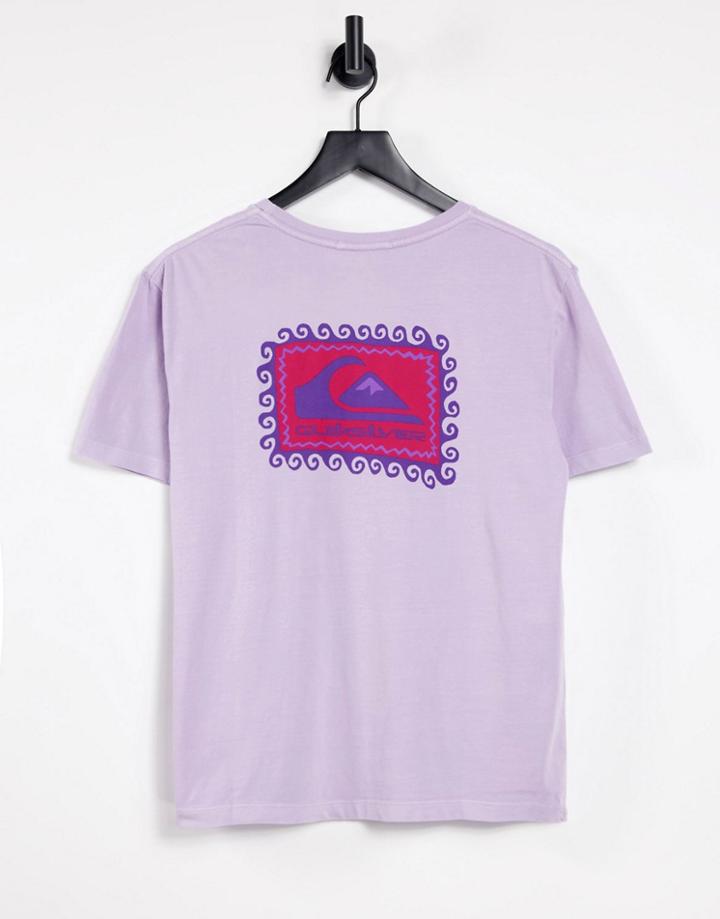 Quiksilver Standard T-shirt In Lilac-purple