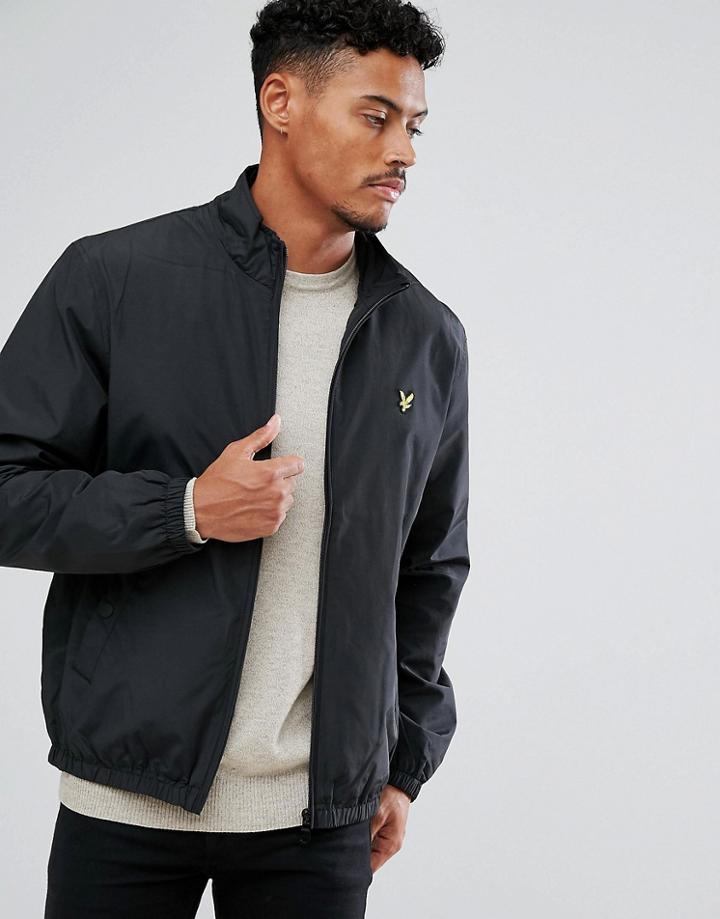 Lyle & Scott Funnel Neck Jacket Black - Black
