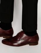 Kurt Geiger Broad Oxford Brogue Shoes - Red