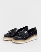 Asos Design Merit Loafer Flat Shoes - Black