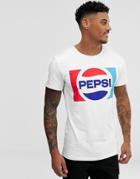 Blend T-shirt In White With Pepsi Logo Print - White