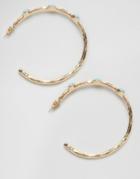 Ashiana Gem Stone Hoop Earrings