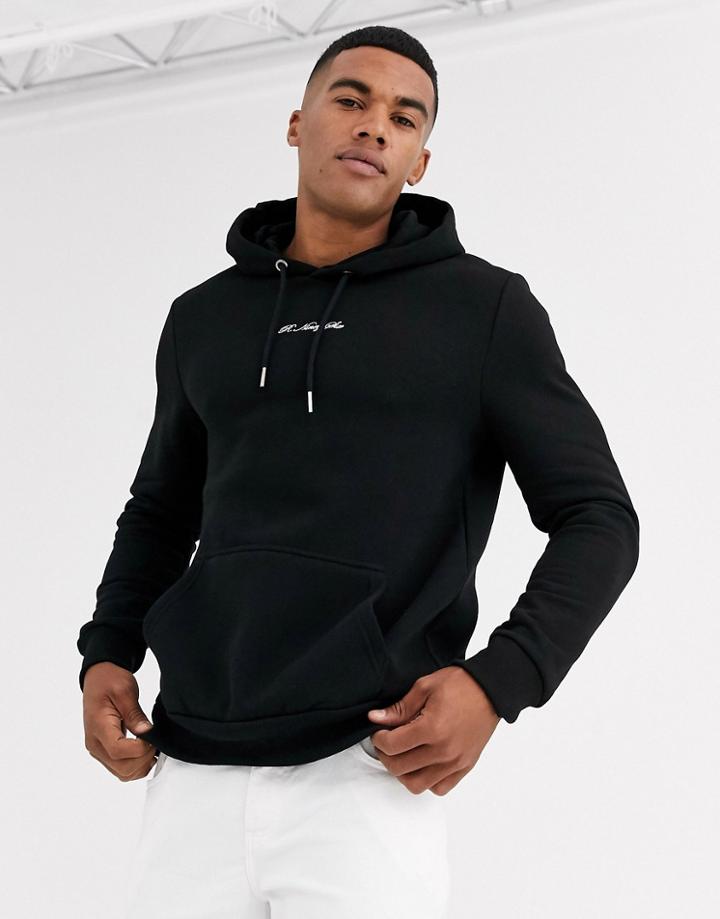 River Island Prolific Hoodie In Black