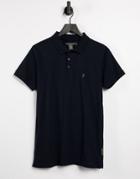 French Connection Polo In Navy-blues