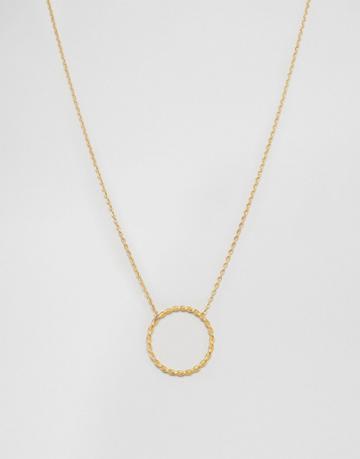 Ottoman Hands Twisted Necklace - Gold