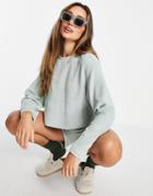 & Other Stories Cotton Lounge Top In Light Green - Part Of A Set