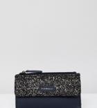 Fiorelli Josie Zip Top Pink Purse With Glitter Contrast Front Flap - Multi