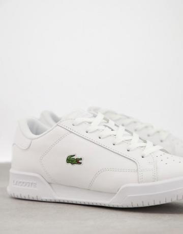 Lacoste Twin Serve Cupsole Sneakers In White