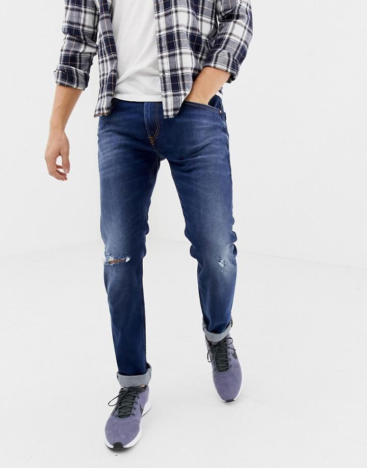 Diesel Thommer Slim Stretch Jeans 084zb - Blue