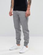 Armani Jeans Cuffed Joggers With Logo In Gray - Gray