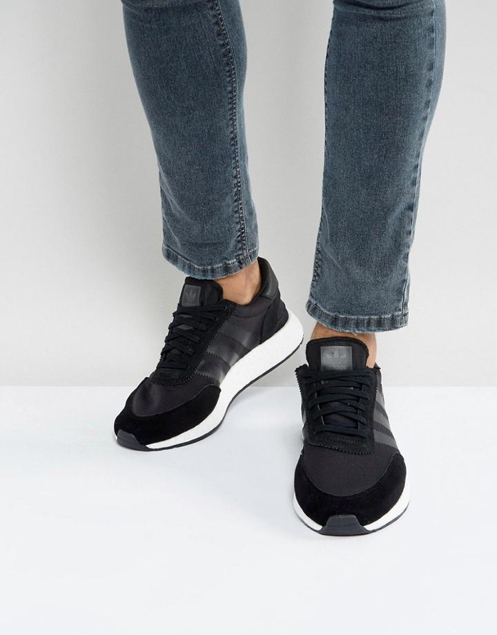 Adidas Originals Iniki Runner Boost Sneakers In Black By9730 - Black