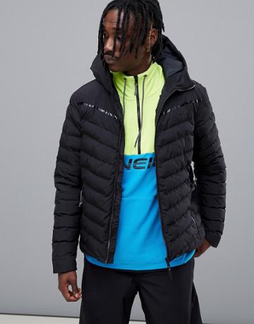 O'neill Phase Puffer Jacket In Black - Black