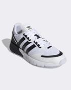 Adidas Originals Zx 1k Boost Sneakers In Black And White