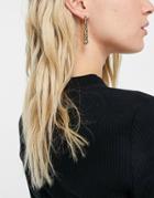 Weekday Helin Earrings In Gold