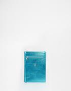 Monki Metallic Cross Body Bag - Blue