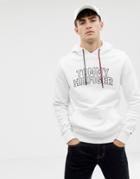 Tommy Hilfiger Chest Logo Hoodie - White
