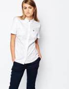 Fred Perry Classic Short Sleeve Oxford Shirt - White
