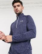 Under Armour Training 2.0 Half Zip Top In Blue-blues