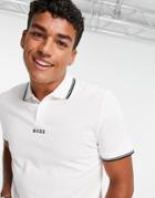Boss Pchup Polo In White