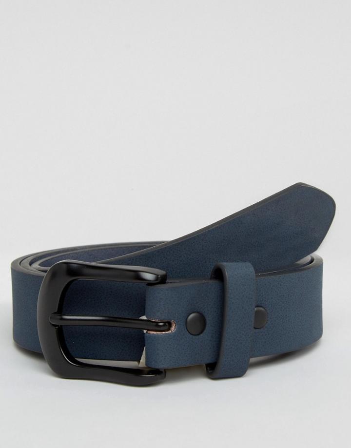 New Look Belt In Navy - Navy