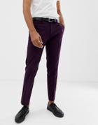 Jack & Jones Premium Slim Fit Suit Pants With Stretch - Purple