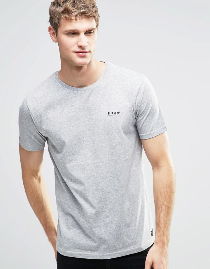 Firetrap Crew Neck T-shirt - Gray