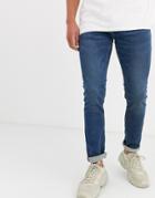 Only & Sons Slim Fit Mid Wash Blue Jeans