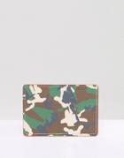 Cheats And Thieves Card Holder In Camo - Green