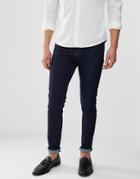 Asos Design Skinny Jeans In Indigo