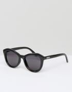 Le Specs Round Sunglasses - Black