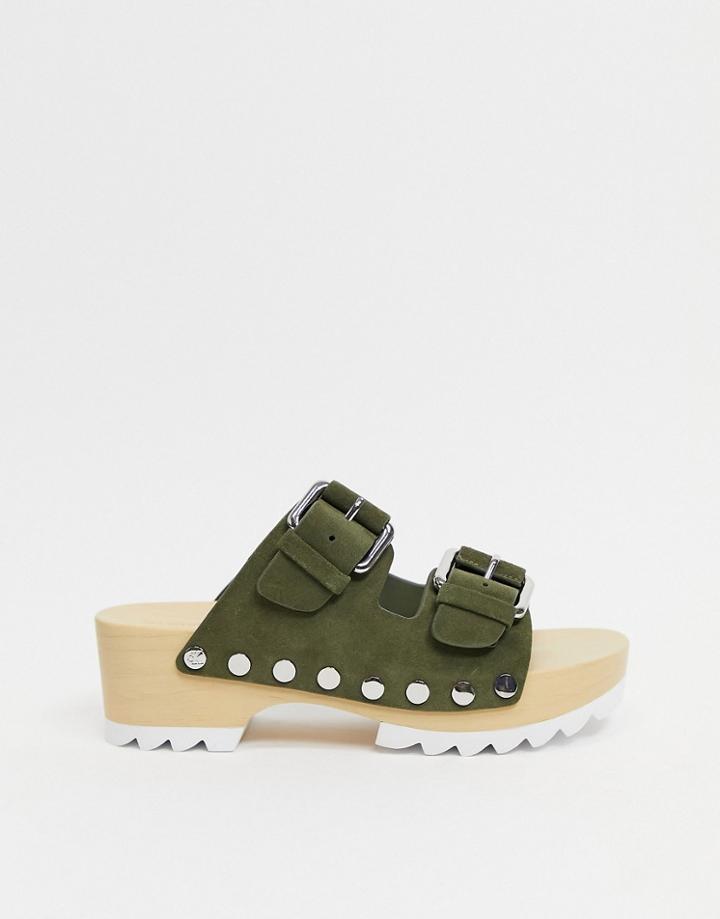 Calvin Klein Jeans Vancy Sandals In Deep Depths-multi
