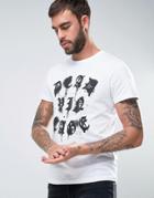 Dead Vintage Old English Font T-shirt - White