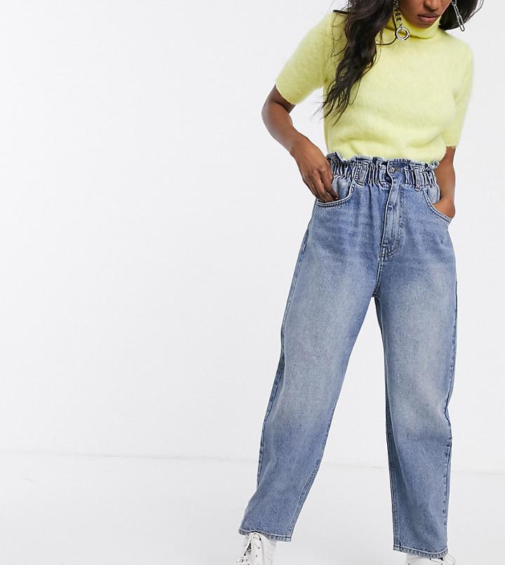 Reclaimed Vintage Inspired The '96 Mom Jean With Gathered High Waist