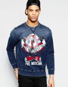 Love Moschino Mushroom Sweater - Navy