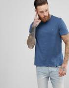 Allsaints T-shirt In Blue With Logo - Blue