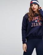 Tommy Jeans 90s Capsule Logo Sweatshirt - Navy