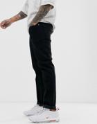 Asos Design Recycled 12.5oz Slim Jeans In Black - Black