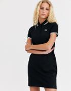 Fred Perry Twin Tipped Polo Dress-black