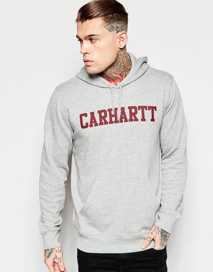 Carhartt Wip College Hoodie - Gray Heather