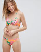 Mw By Matthew Williamson Bourgainvillea Bikini Bottom-multi