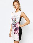 Ted Baker Shift Dress In Ethereal Posie Print - Multi