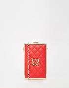 Love Moschino Quilted Clutch Bag - Red