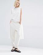Selected Milla Sleeveless Knitted Cardigan - Snow White