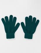 Boardmans Recycled Yarn Gloves In Forest Green