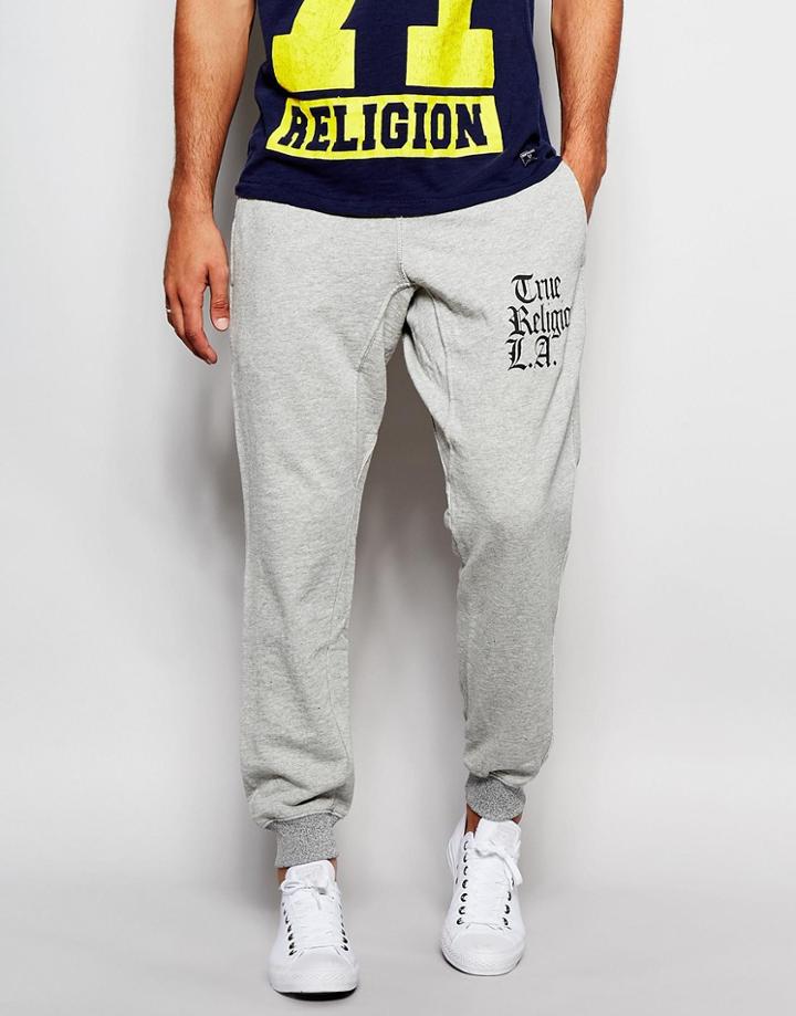True Religion Relaxed Jogger - Gray