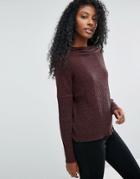 Jdy Knitted Sweater - Purple