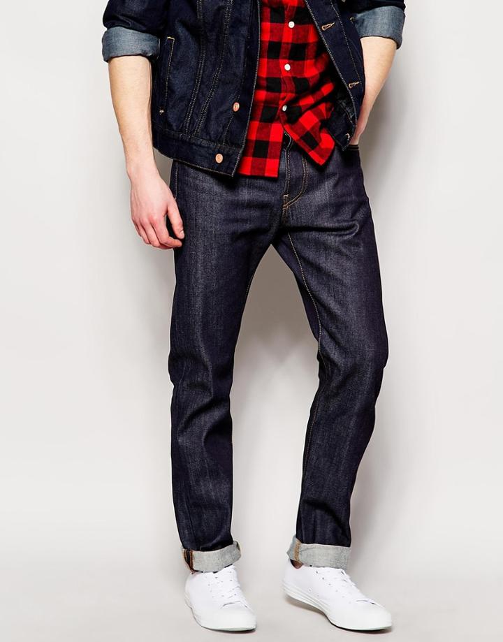Edwin Jeans Ed80 Slim Tapered Fit Compact Indigo Unwashed - Compact Indigo Unwas