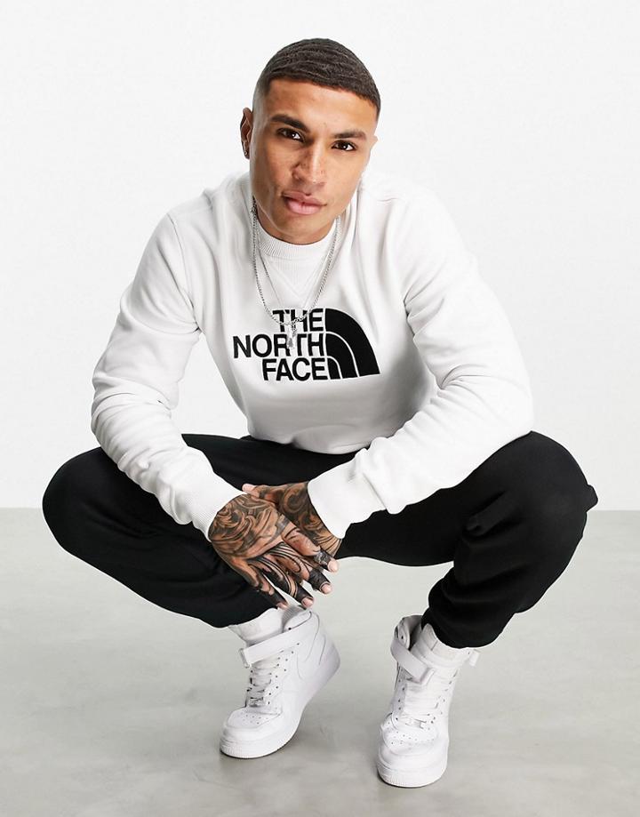 The North Face Drew Peak Sweatshirt In White